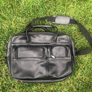 Soren leather laptop bag